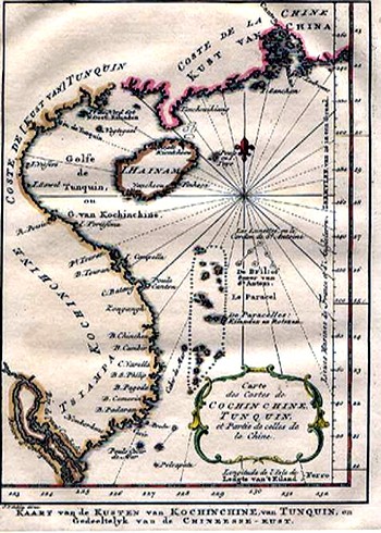 Bản đồ bờ biển và hải đảo của Việt Nam trong sách "Đại Nam Thống Nhất toàn đồ"(Quốc Sử Quán Triều Nguyễn - Thế kỷ 19) ghi rõ La Paracel (Cát Vàng có nghĩa Hoàng Sa).